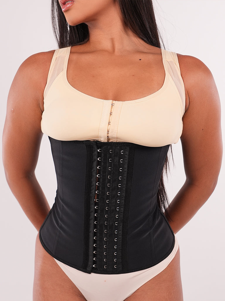 Cinturilla-Clasica-de-Priko-Fajas-en-Negro-detalle-frontal