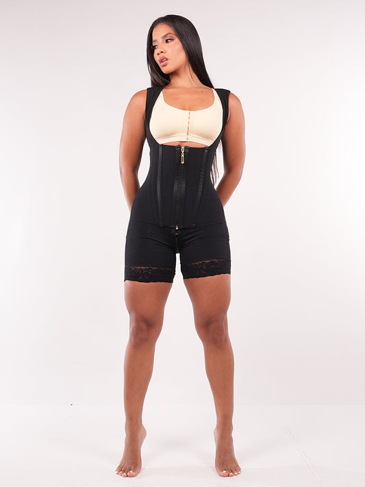 Priko-Faja-Short-reloj-de-arena-con-cierre-en-negro